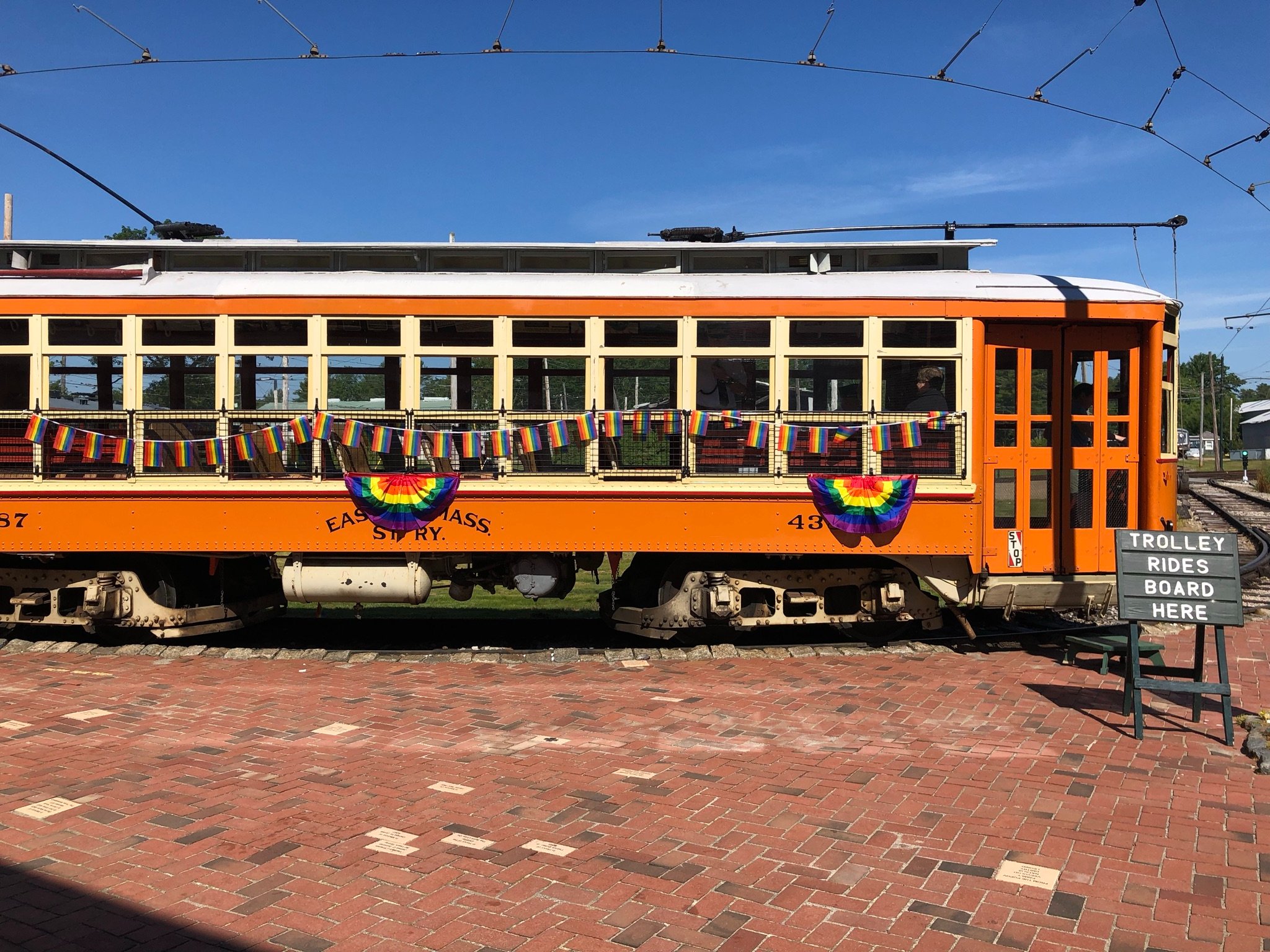 Pride Day at the Seashore Trolley Museum