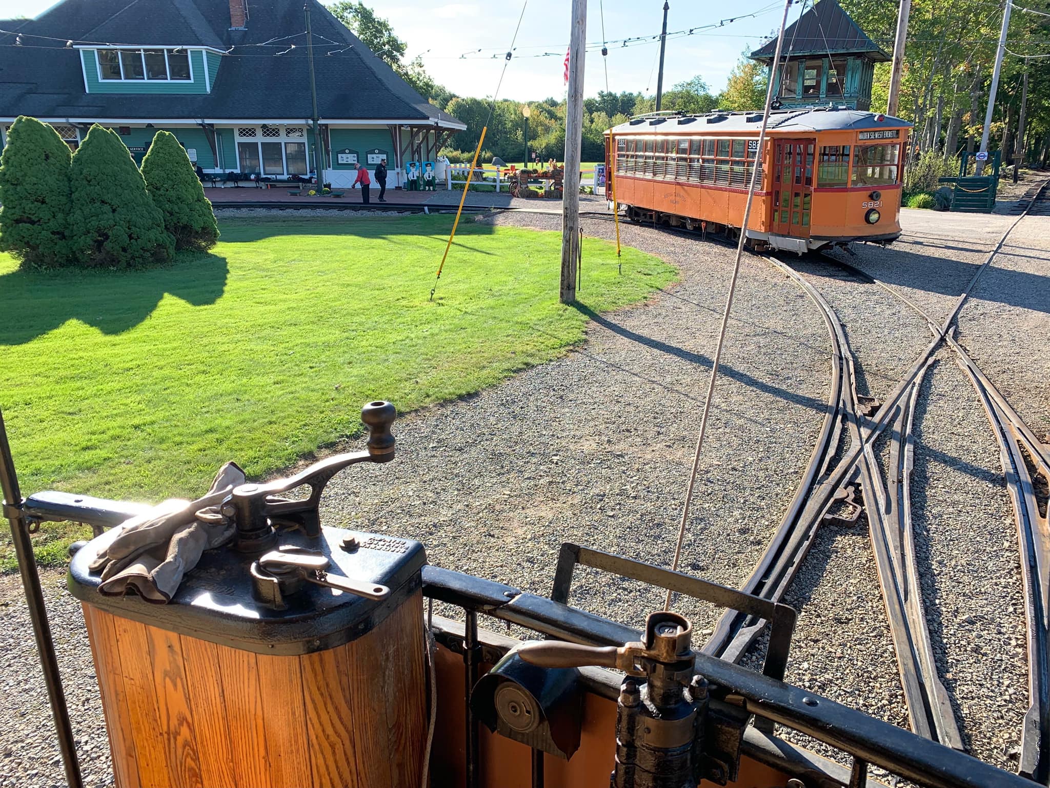 Pumpkin Patch Trolley Rides at the Seashore Trolley Museum